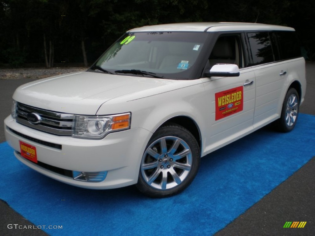2009 Flex Limited AWD - White Suede Clearcoat / Medium Light Stone photo #1