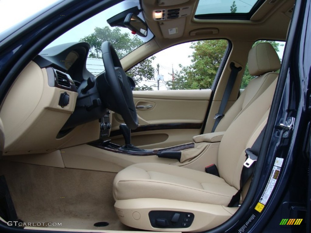 2008 3 Series 328xi Sedan - Monaco Blue Metallic / Beige photo #9