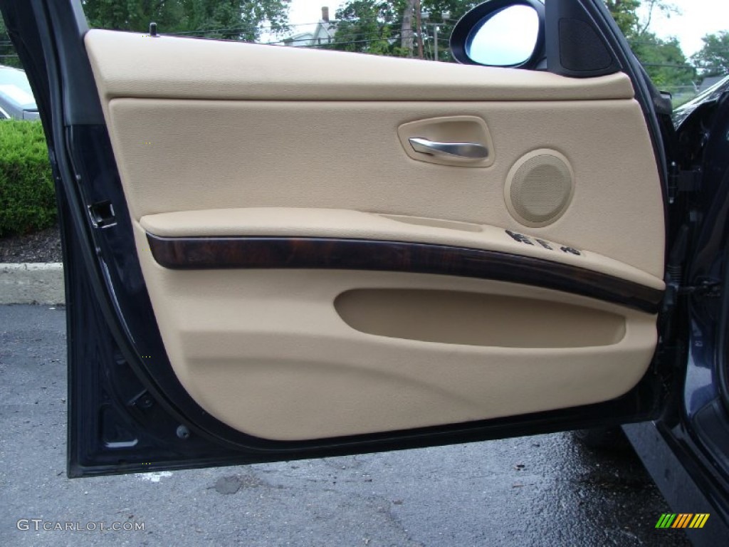 2008 3 Series 328xi Sedan - Monaco Blue Metallic / Beige photo #10