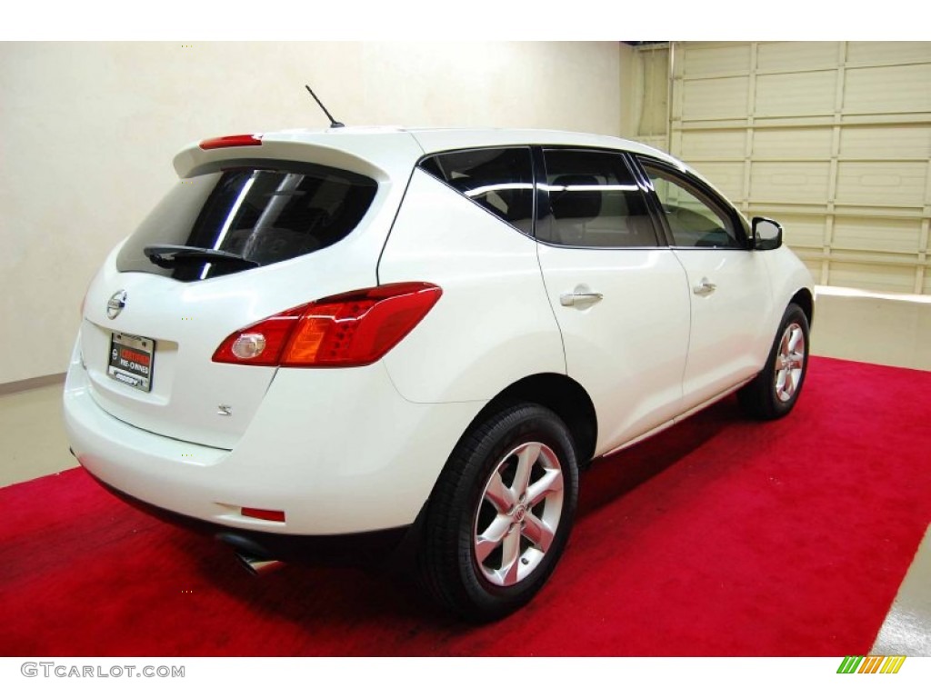 2009 Murano S - Glacier Pearl / Beige photo #6