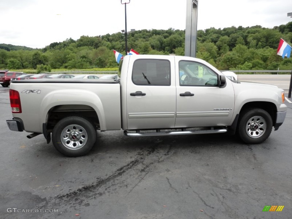 Silver Birch Metallic 2007 GMC Sierra 1500 Crew Cab 4x4 Exterior Photo #53846004