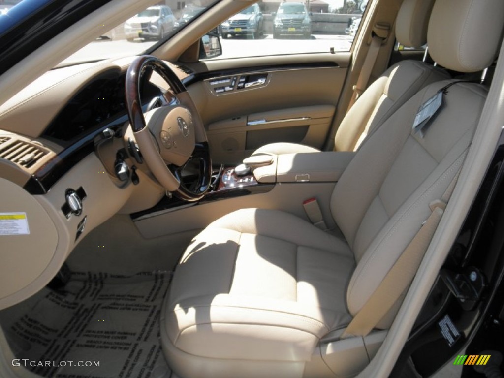 Cashmere/Savanna Interior 2012 Mercedes-Benz S 550 Sedan Photo #53847095
