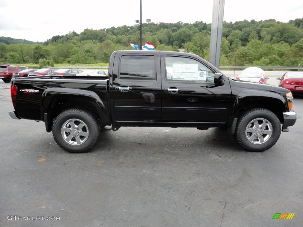 Onyx Black 2012 GMC Canyon SLE Crew Cab 4x4 Exterior Photo #53847102