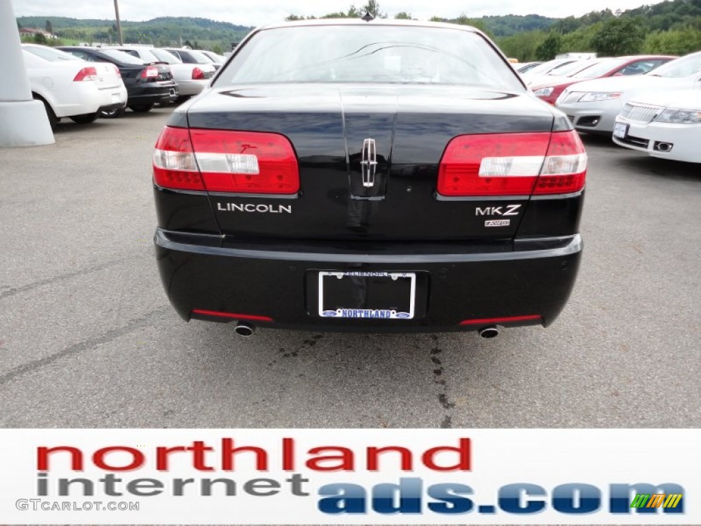 2008 MKZ AWD Sedan - Black / Dark Charcoal photo #7