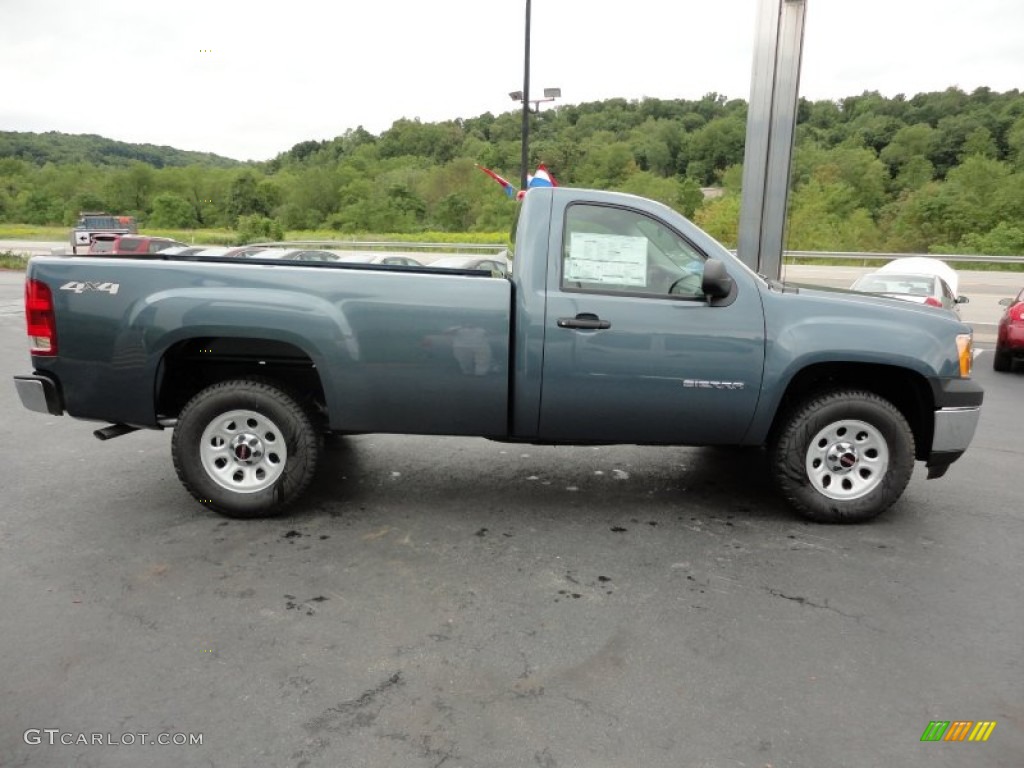 Stealth Gray Metallic 2011 GMC Sierra 1500 Regular Cab 4x4 Exterior Photo #53848518