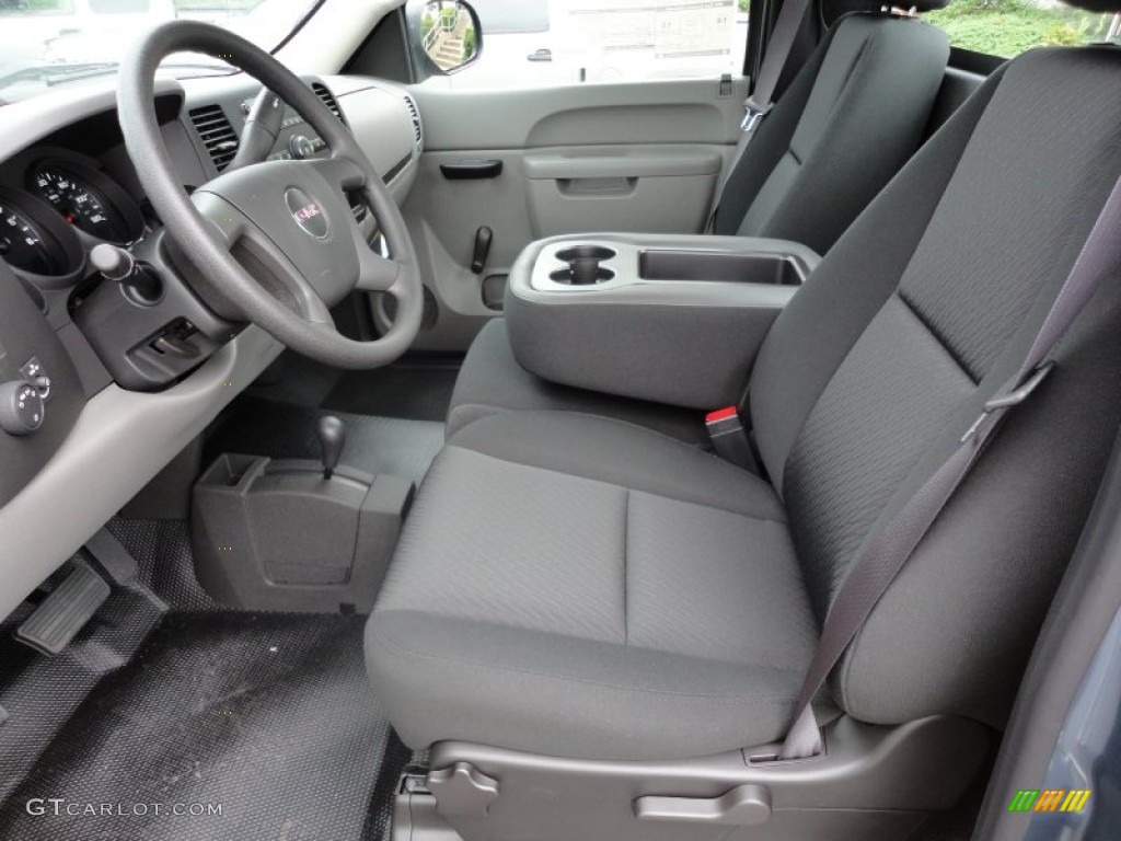 Dark Titanium Interior 2011 GMC Sierra 1500 Regular Cab 4x4 Photo #53848566