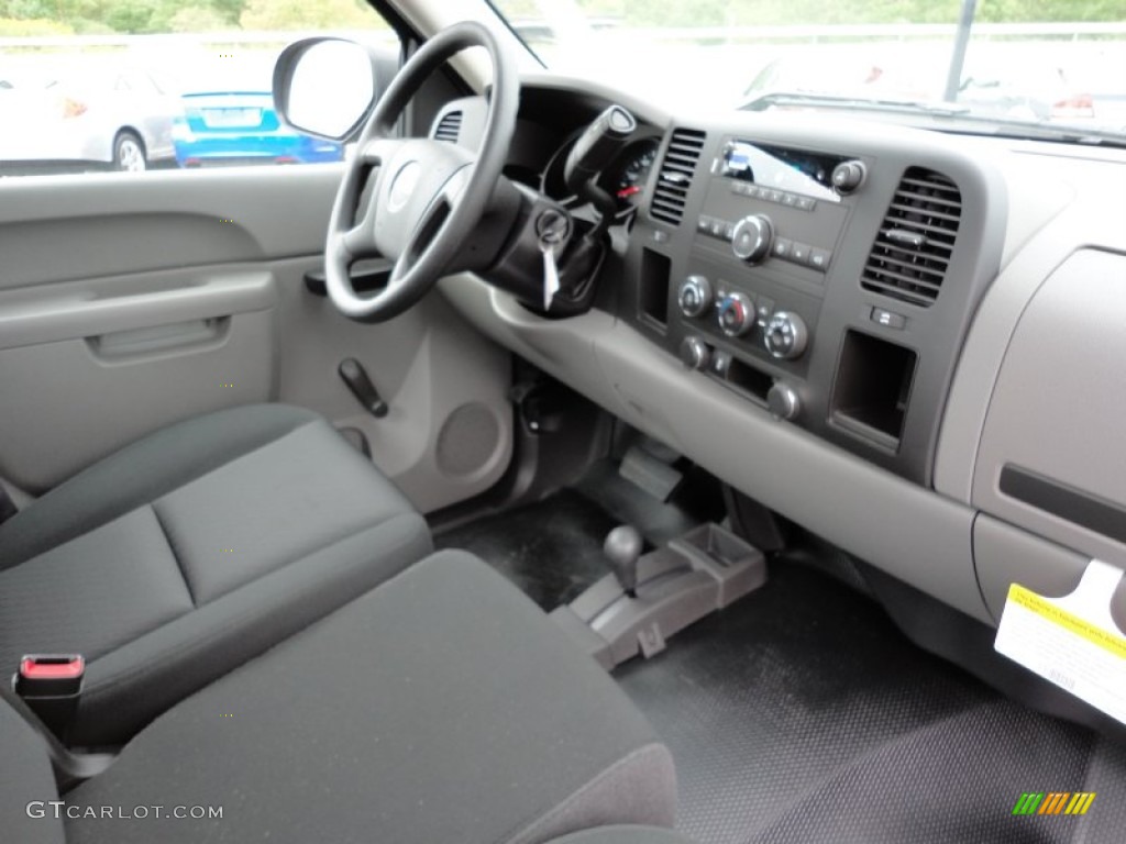 Dark Titanium Interior 2011 GMC Sierra 1500 Regular Cab 4x4 Photo #53848617