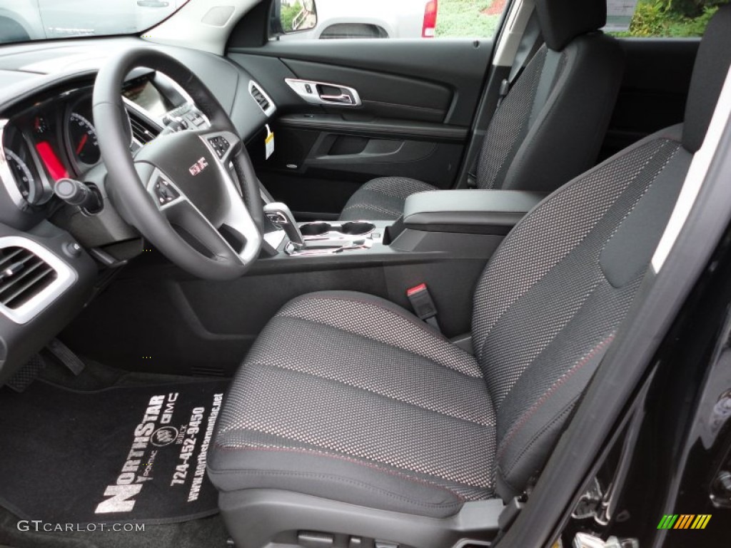 Jet Black Interior 2012 GMC Terrain SLE AWD Photo #53849091