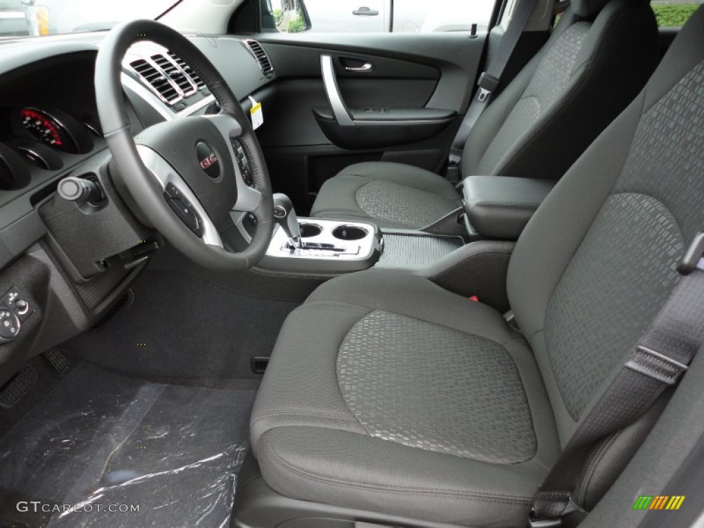 Ebony Interior 2012 GMC Acadia SL Photo #53849628