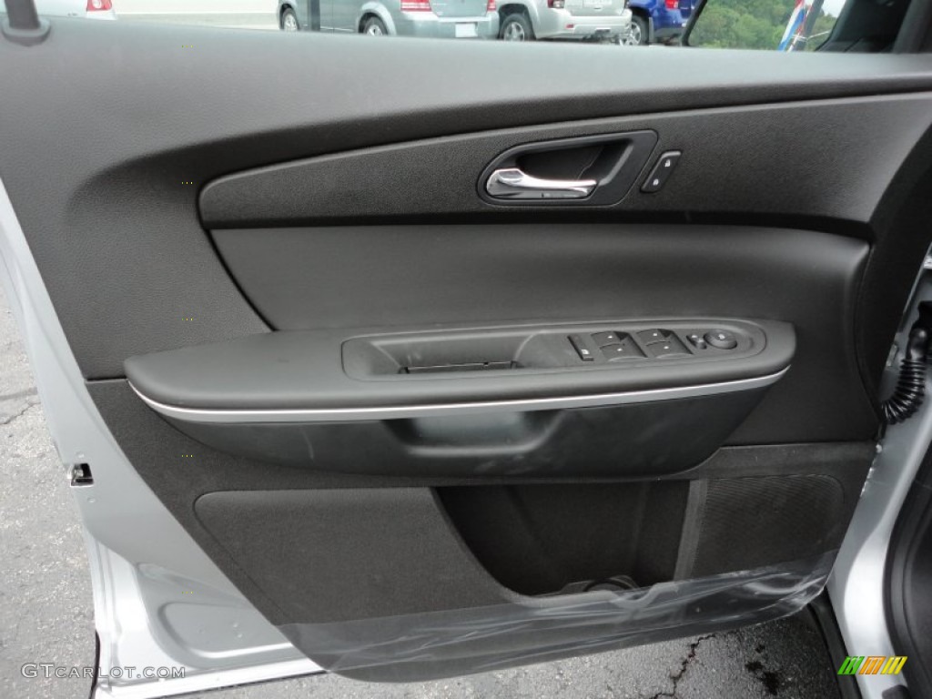 2012 GMC Acadia SL Ebony Door Panel Photo #53849646