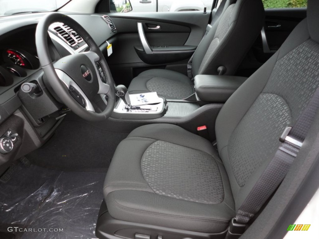 Ebony Interior 2012 GMC Acadia SLE AWD Photo #53849808