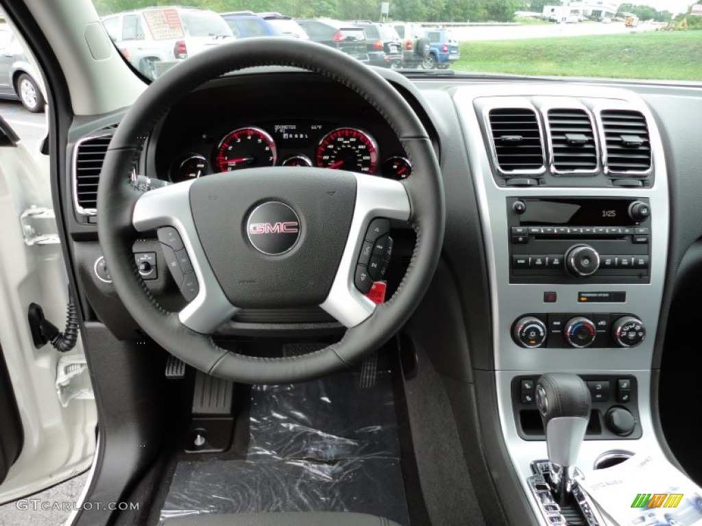 2012 GMC Acadia SLE AWD Ebony Dashboard Photo #53849832