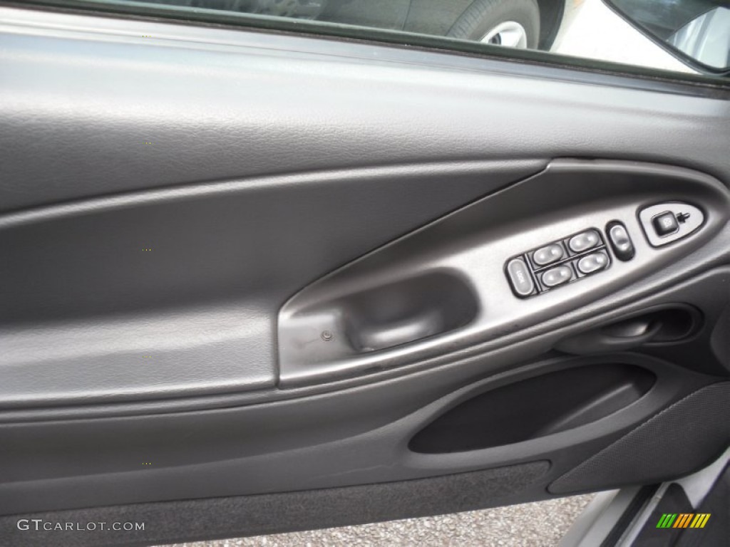 2002 Mustang V6 Convertible - Satin Silver Metallic / Dark Charcoal photo #7