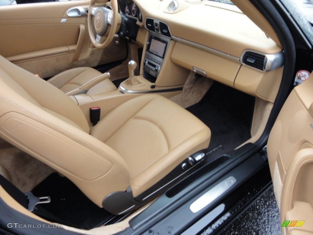 Sand Beige Interior 2007 Porsche 911 Carrera 4S Coupe Photo #53850465