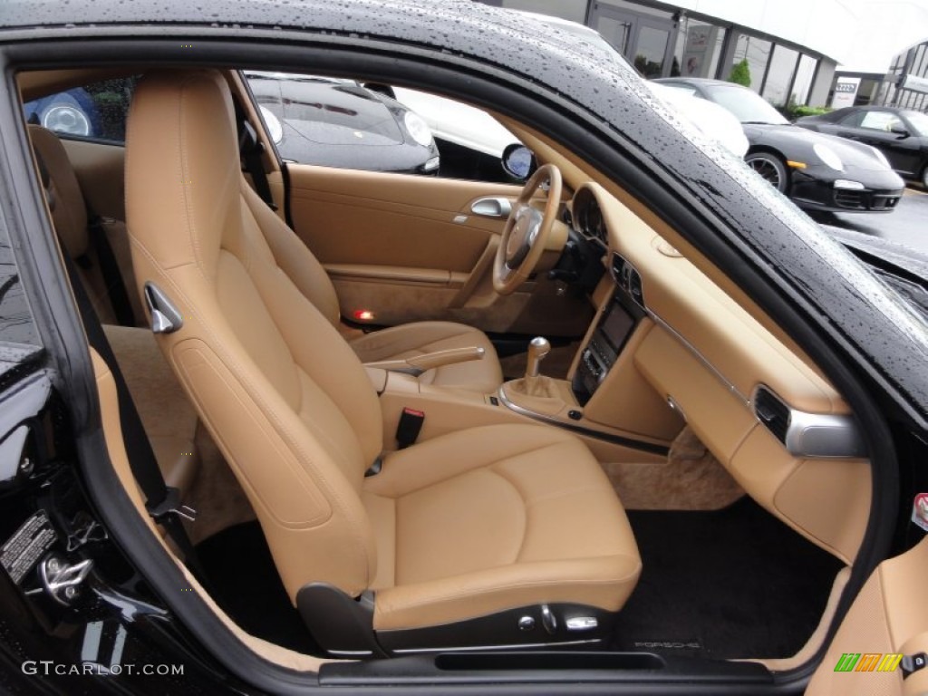 Sand Beige Interior 2007 Porsche 911 Carrera 4S Coupe Photo #53850480