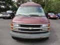 1999 Dark Carmine Red Metallic Chevrolet Express 1500 Passenger Conversion Van  photo #2