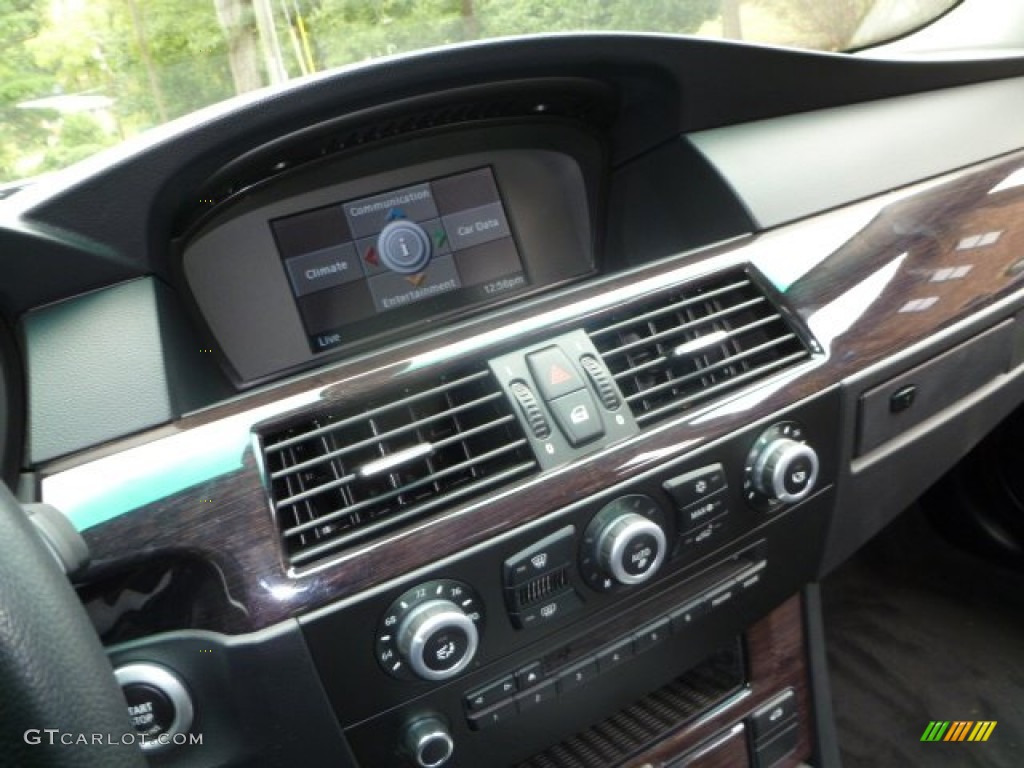 2008 5 Series 535i Sedan - Space Grey Metallic / Black photo #11