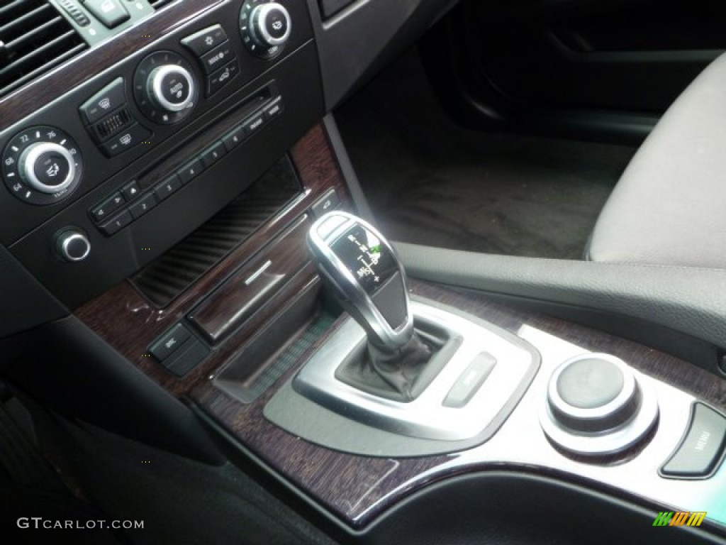 2008 5 Series 535i Sedan - Space Grey Metallic / Black photo #29