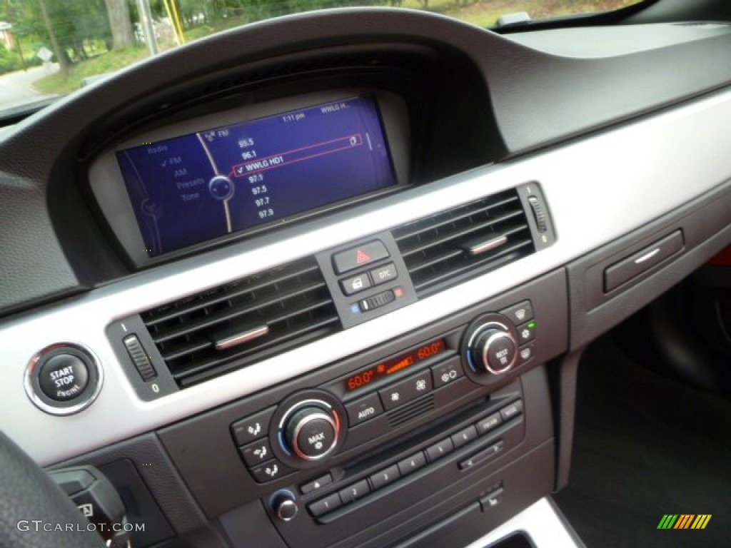 2009 3 Series 335i Convertible - Black Sapphire Metallic / Coral Red/Black Dakota Leather photo #11