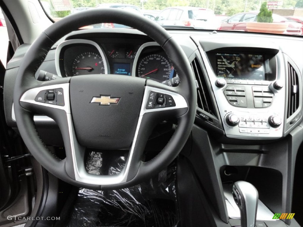 2012 Chevrolet Equinox LT AWD Jet Black Dashboard Photo #53851488