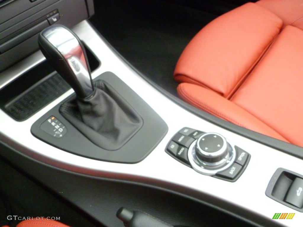 2009 3 Series 335i Convertible - Black Sapphire Metallic / Coral Red/Black Dakota Leather photo #29