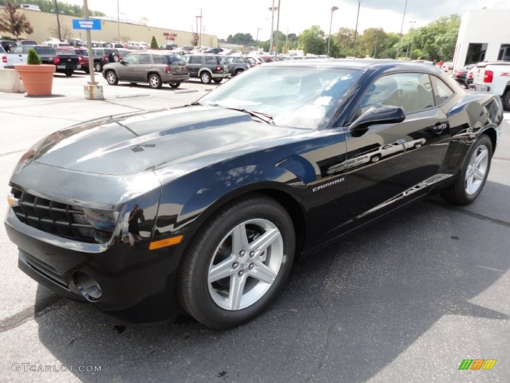 2012 Camaro LT Coupe - Black / Black photo #3