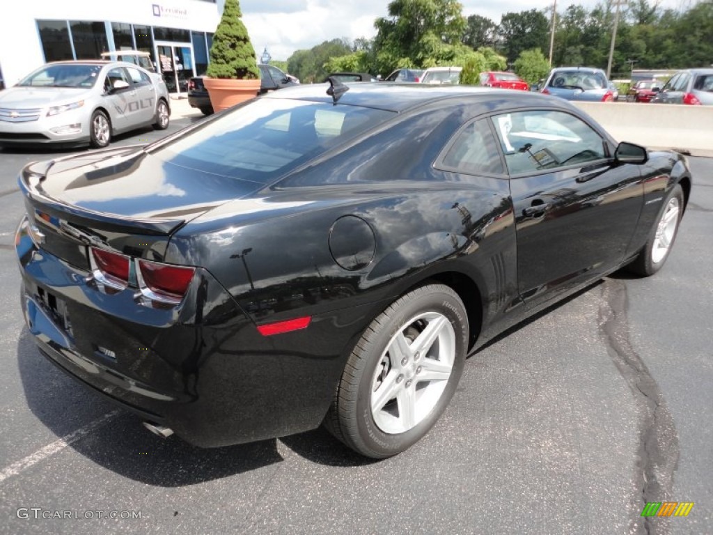 2012 Camaro LT Coupe - Black / Black photo #7