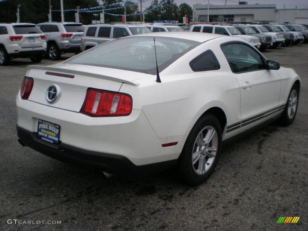 2011 Mustang V6 Coupe - Performance White / Charcoal Black photo #5