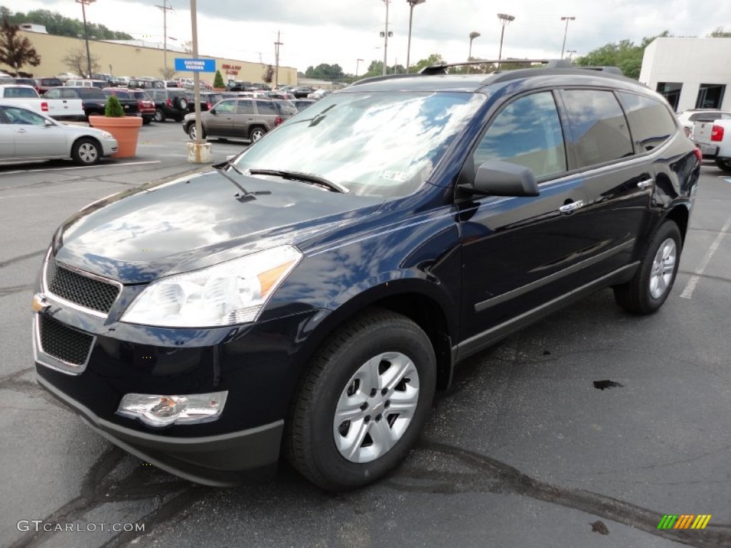 Dark Blue Metallic 2012 Chevrolet Traverse LS AWD Exterior Photo #53851773