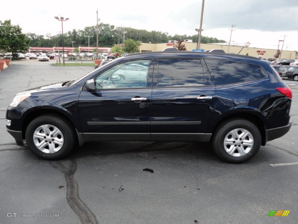 Dark Blue Metallic 2012 Chevrolet Traverse LS AWD Exterior Photo #53851788