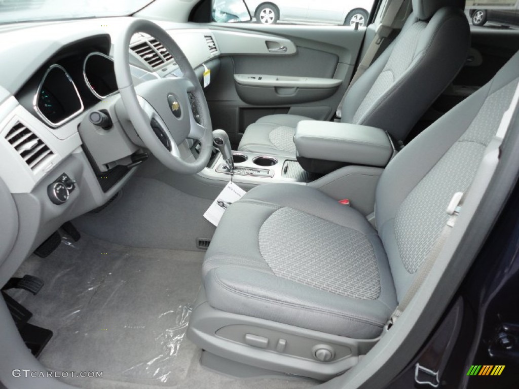 Dark Gray/Light Gray Interior 2012 Chevrolet Traverse LS AWD Photo #53851839