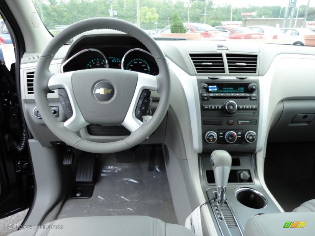 2012 Chevrolet Traverse LS AWD Dark Gray/Light Gray Dashboard Photo #53851851