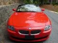 2007 Bright Red BMW Z4 3.0si Roadster  photo #7