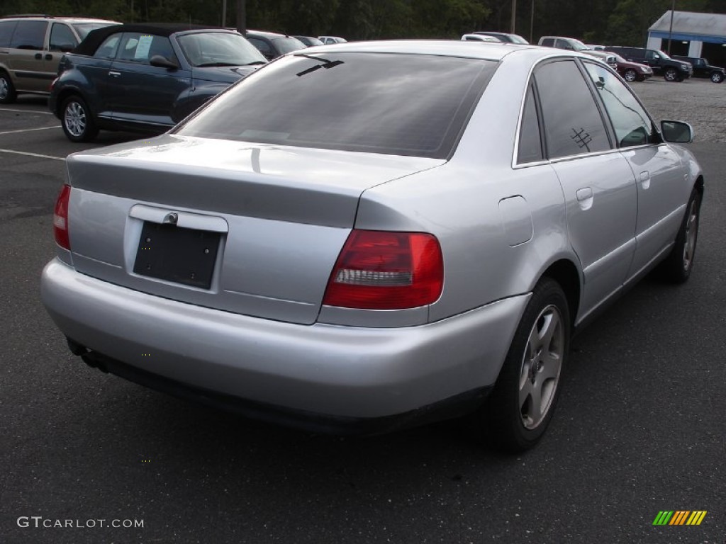 2000 A4 2.8 quattro Sedan - Light Silver Metallic / Ecru photo #4