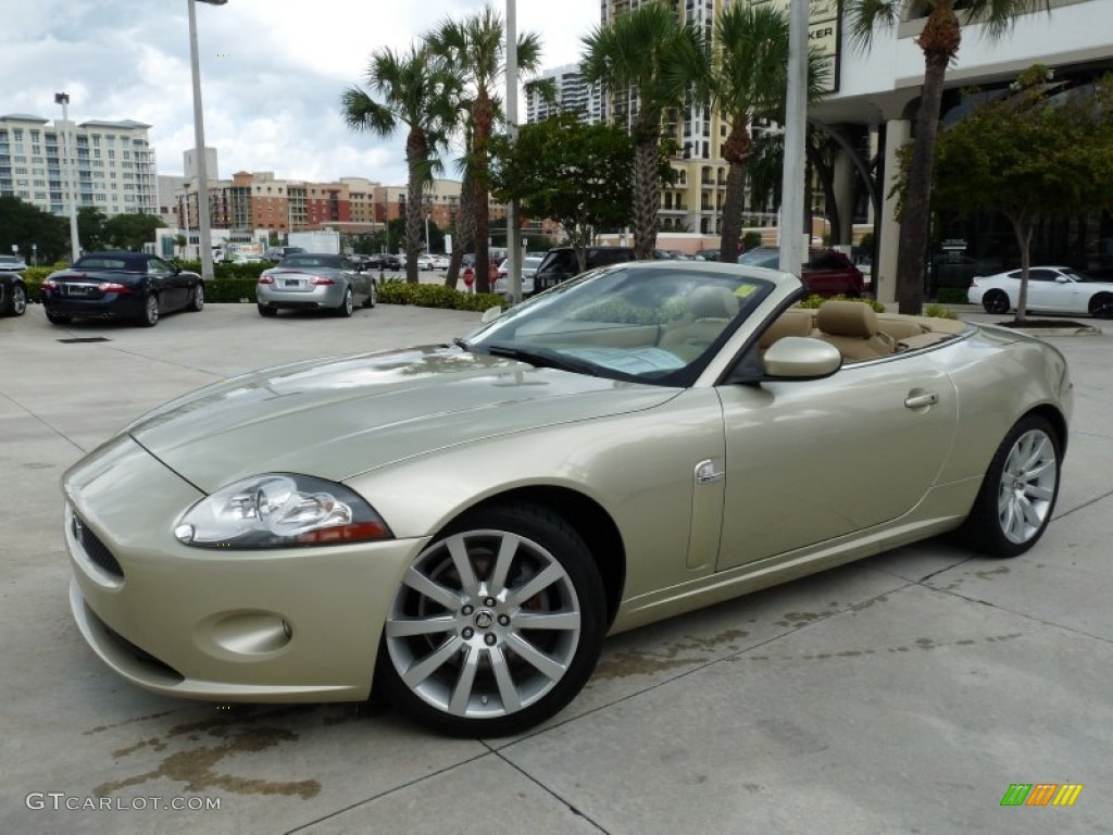 Winter Gold Metallic 2008 Jaguar XK XK8 Convertible Exterior Photo #53852607