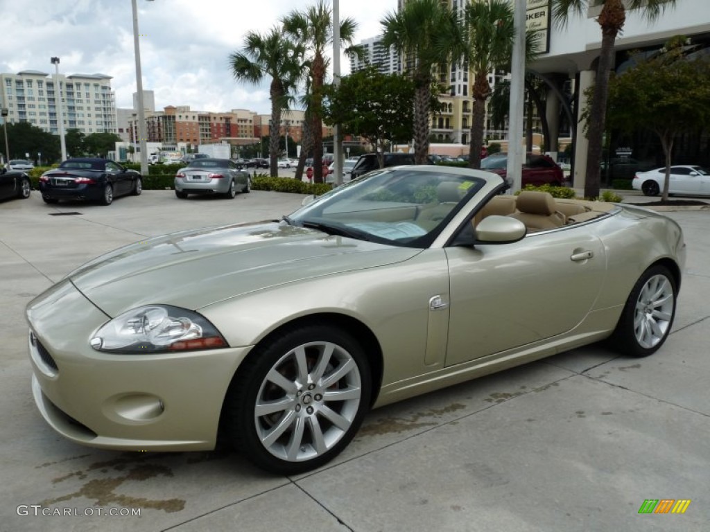 Winter Gold Metallic 2008 Jaguar XK XK8 Convertible Exterior Photo #53852622