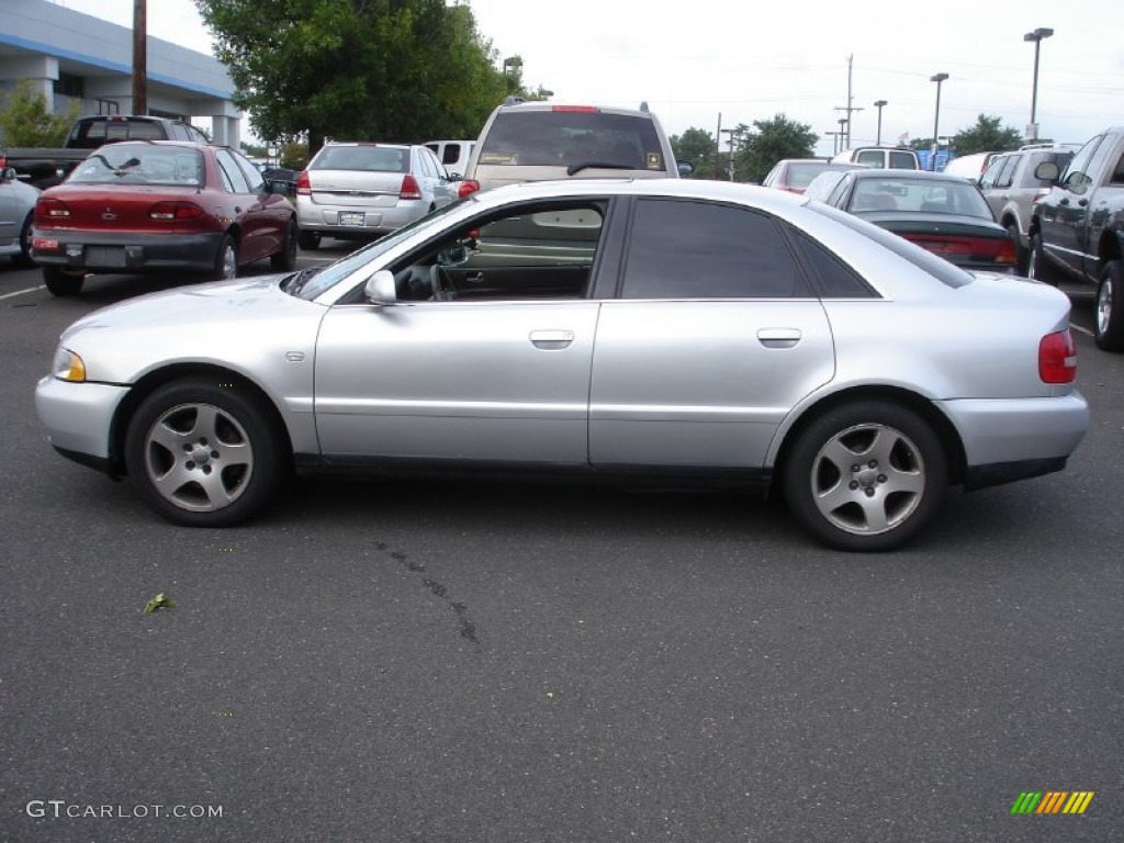 2000 A4 2.8 quattro Sedan - Light Silver Metallic / Ecru photo #9