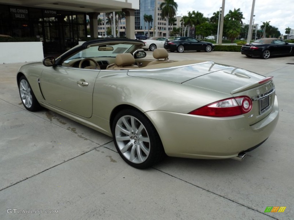 Winter Gold Metallic 2008 Jaguar XK XK8 Convertible Exterior Photo #53852664