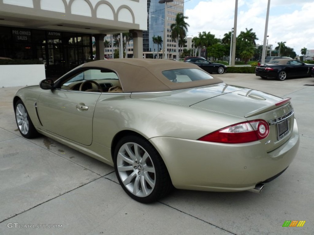 Winter Gold Metallic 2008 Jaguar XK XK8 Convertible Exterior Photo #53852676