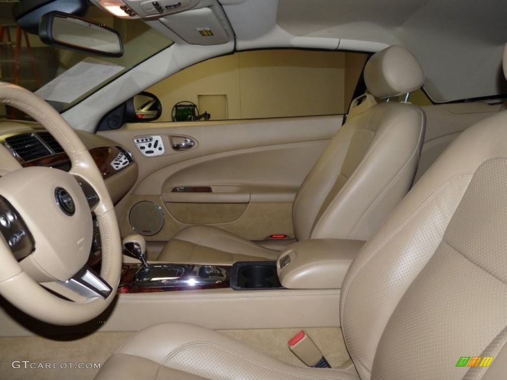Caramel Interior 2008 Jaguar XK XK8 Convertible Photo #53852766