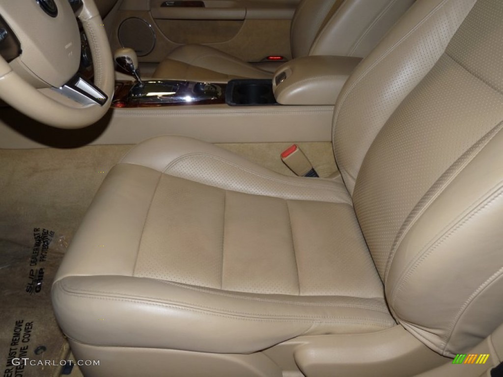 Caramel Interior 2008 Jaguar XK XK8 Convertible Photo #53852775