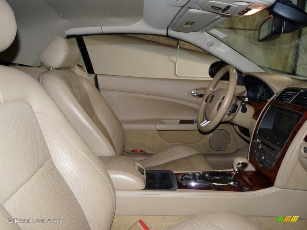 Caramel Interior 2008 Jaguar XK XK8 Convertible Photo #53852793