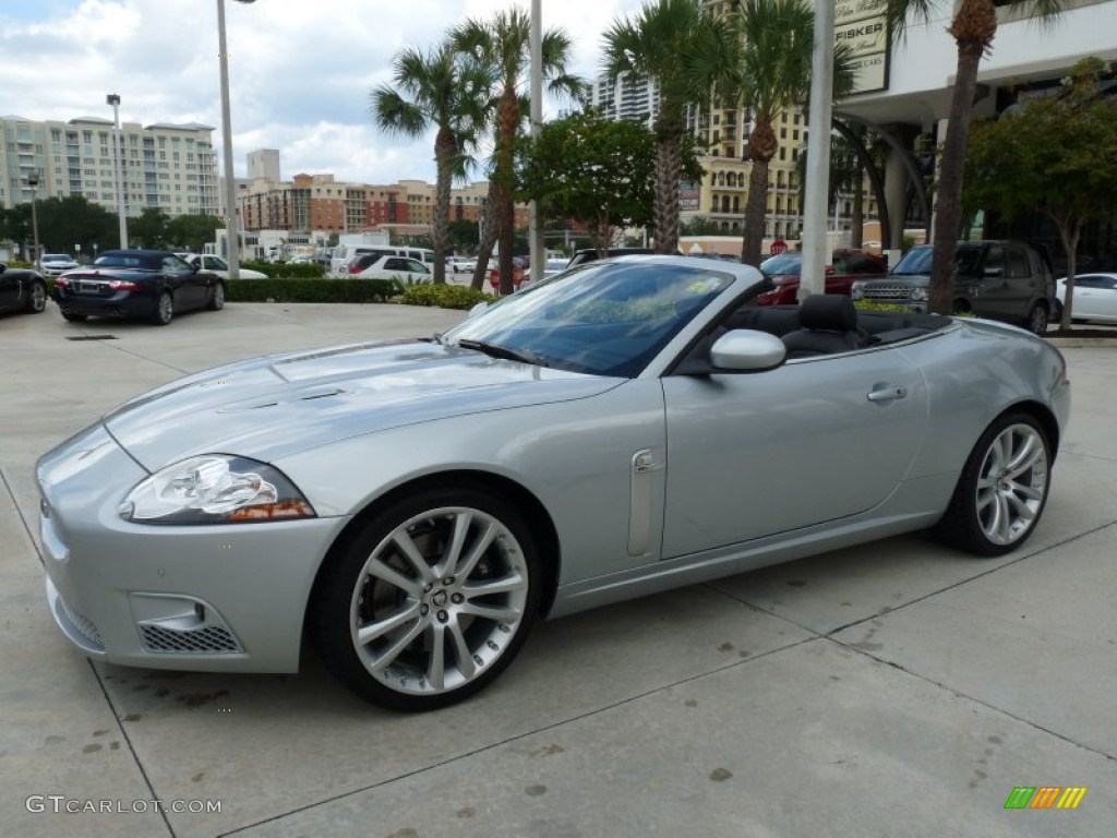 Liquid Silver 2009 Jaguar XK XKR Convertible Exterior Photo #53852892