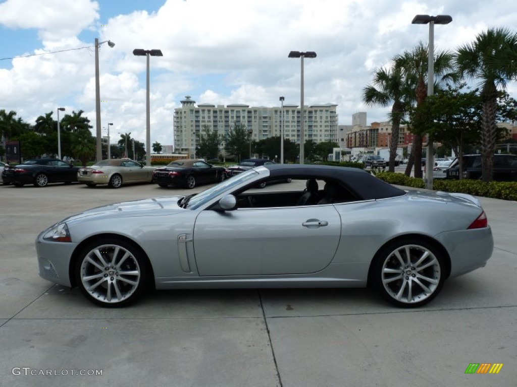 Liquid Silver 2009 Jaguar XK XKR Convertible Exterior Photo #53852925