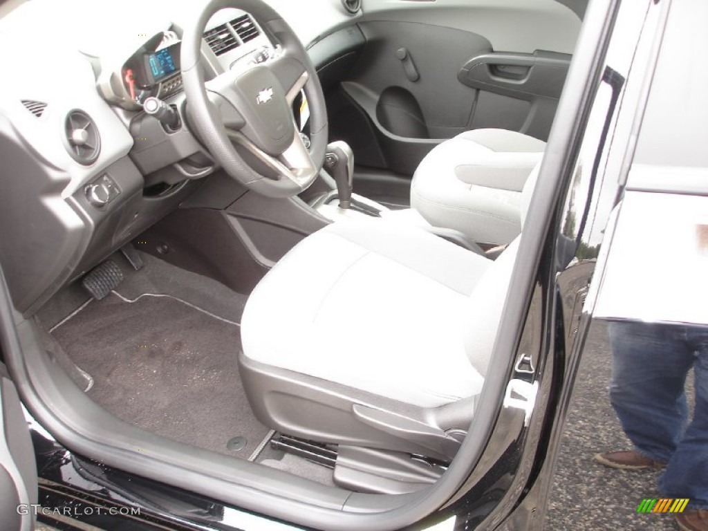 Jet Black/Dark Titanium Interior 2012 Chevrolet Sonic LS Hatch Photo #53853459
