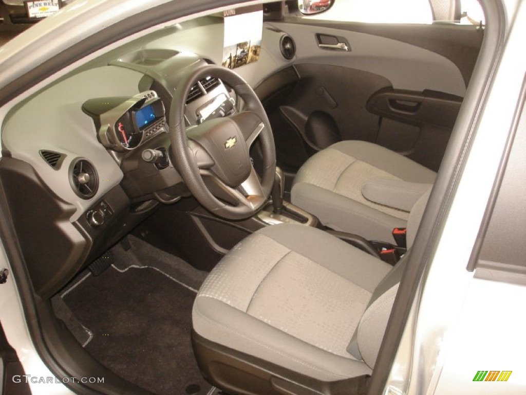 Jet Black/Dark Titanium Interior 2012 Chevrolet Sonic LS Sedan Photo #53853534