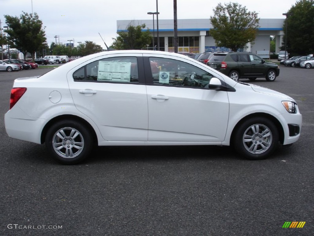 Summit White 2012 Chevrolet Sonic LS Sedan Exterior Photo #53853627