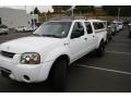2004 Avalanche White Nissan Frontier XE V6 Crew Cab 4x4  photo #4