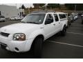 Avalanche White - Frontier XE V6 Crew Cab 4x4 Photo No. 4
