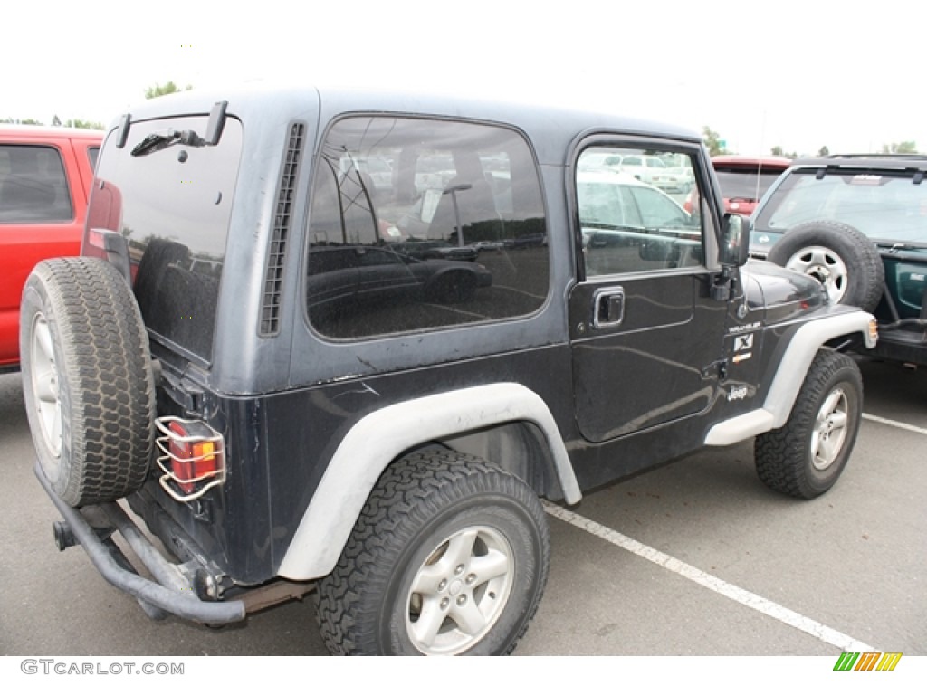 2002 Wrangler X 4x4 - Black / Agate Black photo #2